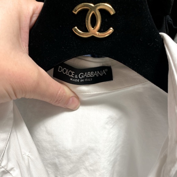 Dolce & Gabbana White Button Down Shirt Size EUR 38. - Picture 4 of 9